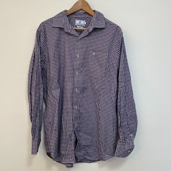 Southern Tide Plaid Dress Shirt - Size Large, Classic Fit - FLAW - Picture 1 of 9